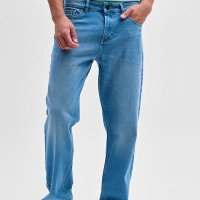Denim Blue Relaxed Fit Jeans