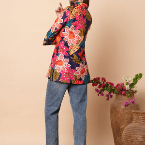 Floral Printed Buttoned Shirt - Multi