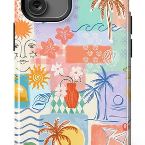 Tropical Heat | Beachy Collage Case