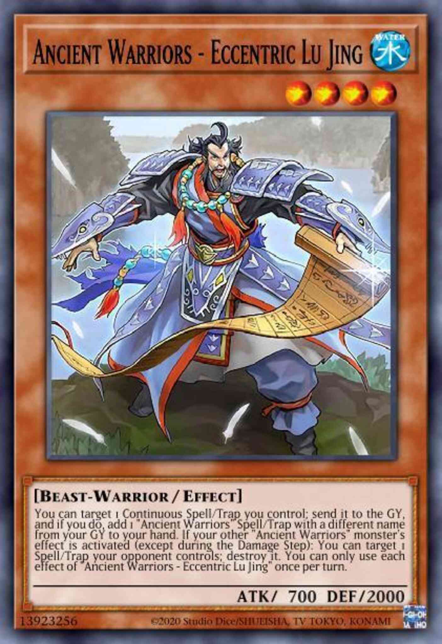 Ancient Warriors - Eccentric Lu Jing - IGAS-EN010 - Rare - Unlimited