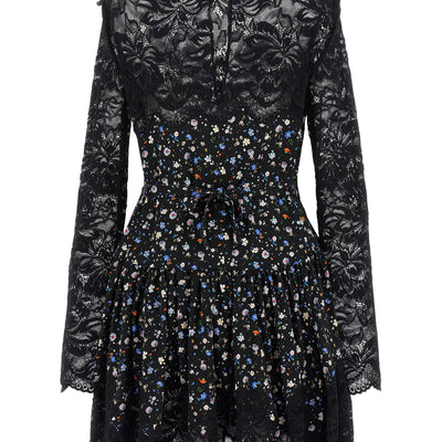 Paco Rabanne Floral Lace Dress
