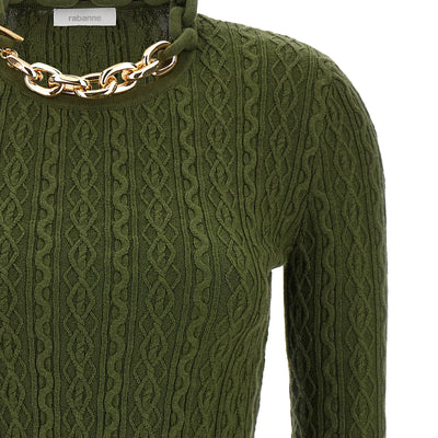 Paco Rabanne Necklace Sweater
