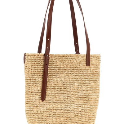 Paco Rabanne Natural Raffia Tote Bag Shopping Bag