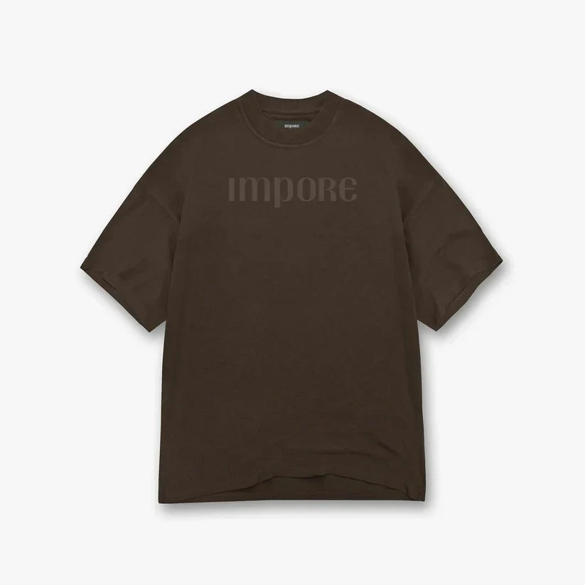IMPORE  MINIMAL BROWN T-SHIRT Regular