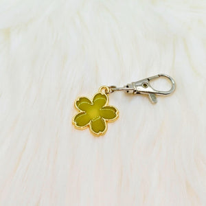 Emerald Bloom Phone Charm
