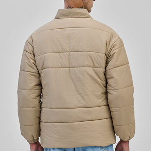 Beige Double Pocket Jacket