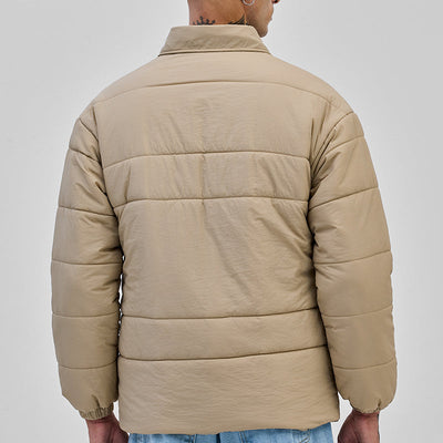 Beige Double Pocket Jacket