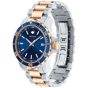 Movado Series 800 Blue Dial Men 40mm