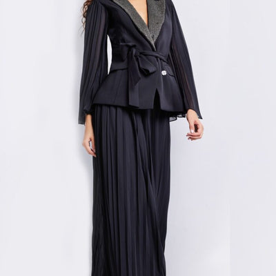 Jovani 26024 Long Evening A Line Pleated Formal Dress