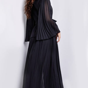 Jovani 26024 Long Evening A Line Pleated Formal Dress