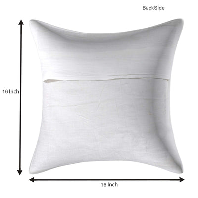 Brown Color Multi Big Dotted Cushion Cover