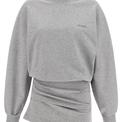 The Attico Mélange Sweatshirt Dress