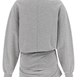 The Attico Mélange Sweatshirt Dress