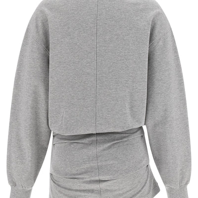 The Attico Mélange Sweatshirt Dress