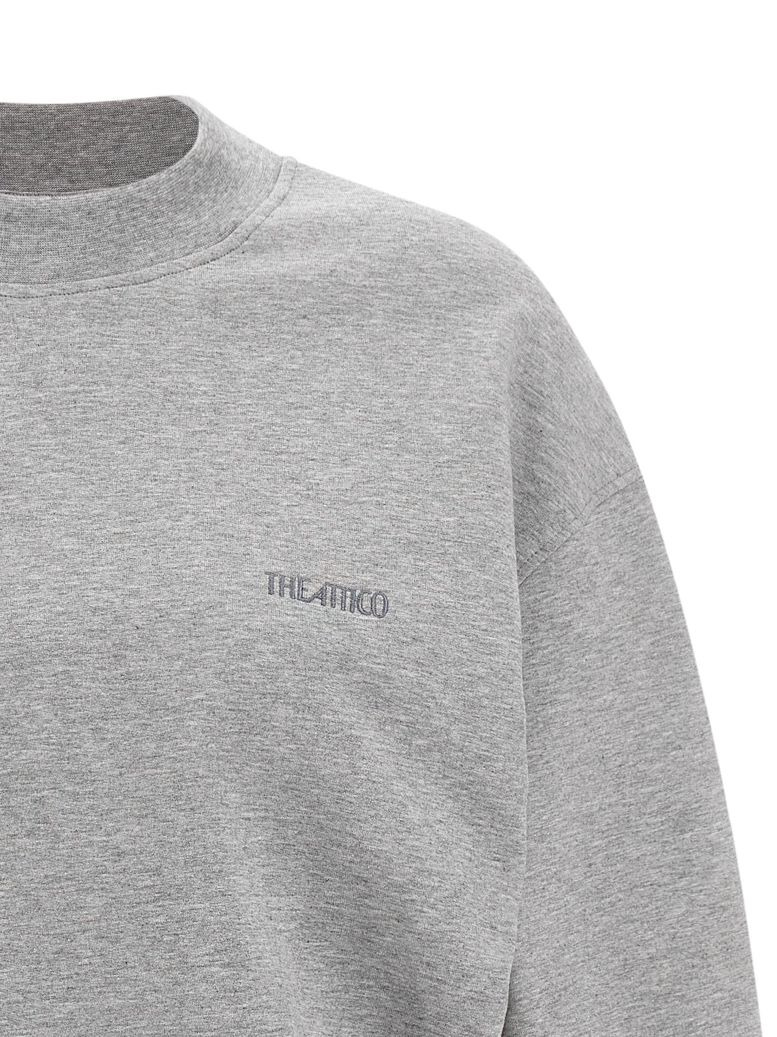The Attico Mélange Sweatshirt Dress