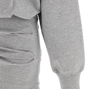 The Attico Mélange Sweatshirt Dress