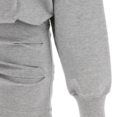 The Attico Mélange Sweatshirt Dress