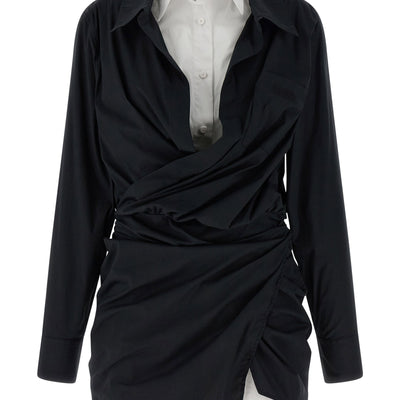 The Attico Double Layer Shirt Dress