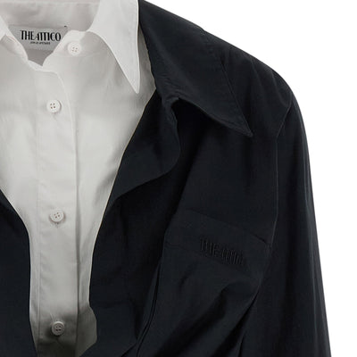 The Attico Double Layer Shirt Dress