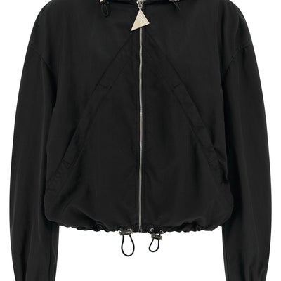 The Attico Hooded Bomber Jacket