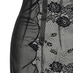 The Attico Lace Tulle Dress