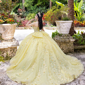 Applique Sweetheart Ball Gown by LizLuo Quince 26100