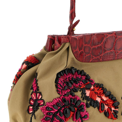 Dries Van Noten Embroidery Clutch