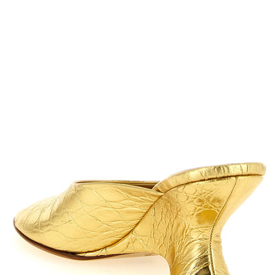 Dries Van Noten Curved Wedge Mules