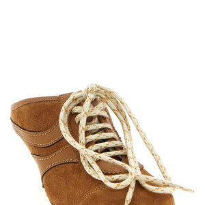 Dries Van Noten Heeled Suede Sneakers