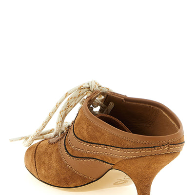 Dries Van Noten Heeled Suede Sneakers