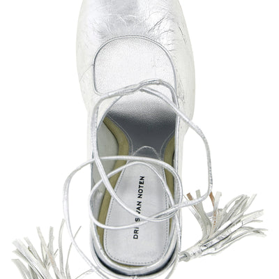 Dries Van Noten Laminated Leather Mules