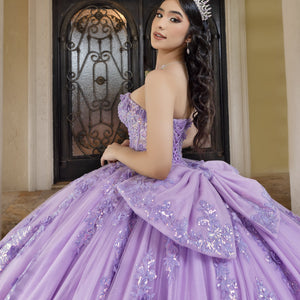 Strapless Capelet Ball Gown by LizLuo Quince 26101