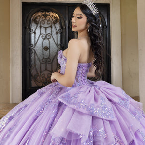Strapless Capelet Ball Gown by LizLuo Quince 26101