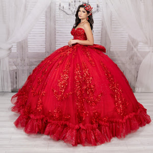 Strapless Capelet Ball Gown by LizLuo Quince 26101