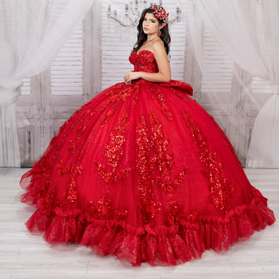 Strapless Capelet Ball Gown by LizLuo Quince 26101