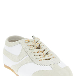 Dries Van Noten Leather And Suede Sneakers