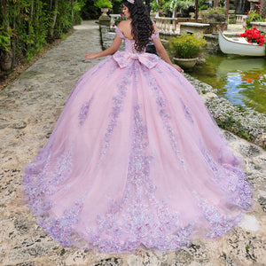 Off Shoulder Corset Ball Gown by LizLuo Quince 26105
