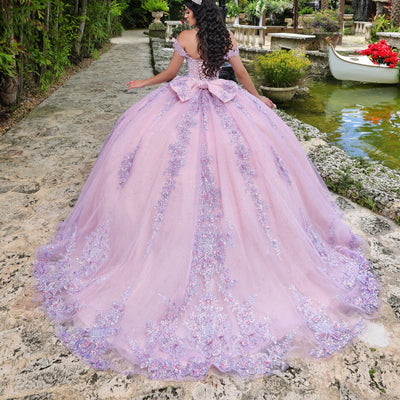 Off Shoulder Corset Ball Gown by LizLuo Quince 26105