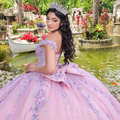 Off Shoulder Corset Ball Gown by LizLuo Quince 26105