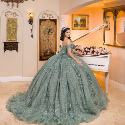 Tiered Off Shoulder Ball Gown by LizLuo Quince 26106