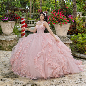 Ruffled Sleeveless Ball Gown by LizLuo Quince 26112
