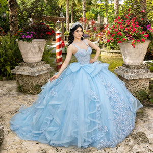 Ruffled Sleeveless Ball Gown by LizLuo Quince 26112
