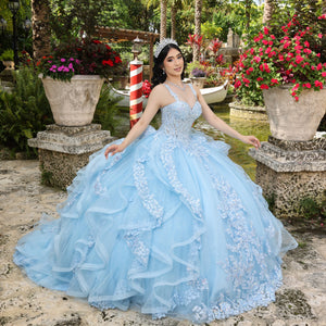 Ruffled Sleeveless Ball Gown by LizLuo Quince 26112