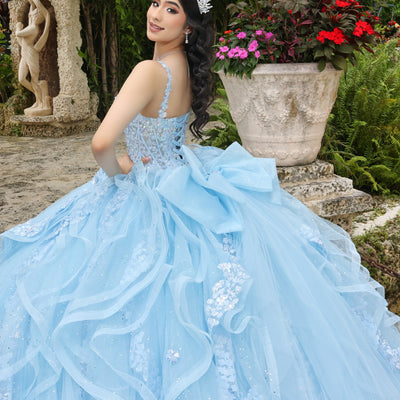 Ruffled Sleeveless Ball Gown by LizLuo Quince 26112