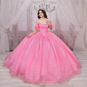 Strapless Cape Ball Gown by LizLuo Quince 26114