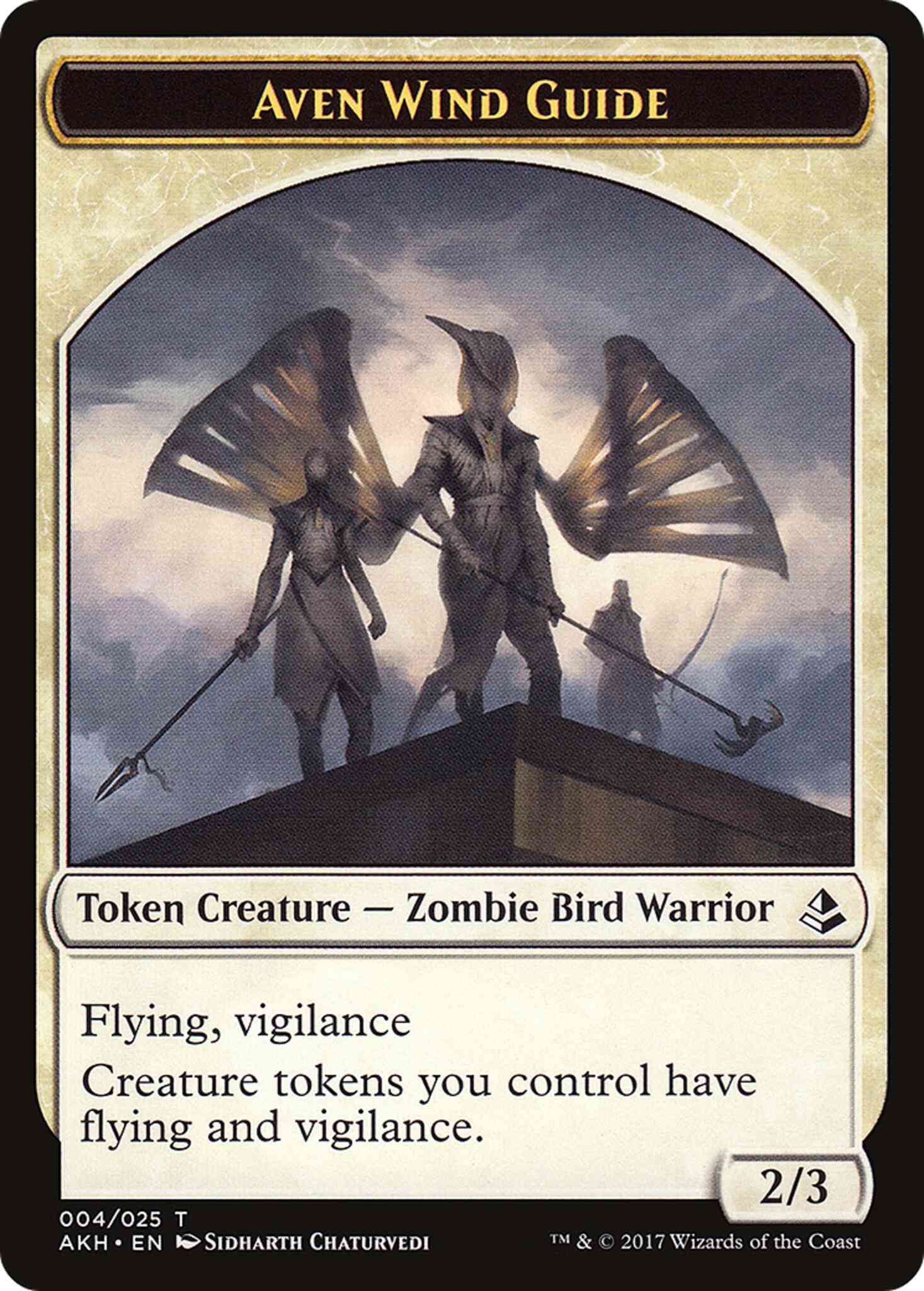 Aven Wind Guide Token (04) // Hippo Token (22) [Amonkhet Tokens] [Non-Foil]