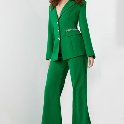 Jovani 26144 Beaded Long Two Piece Backless Formal Pant Suit