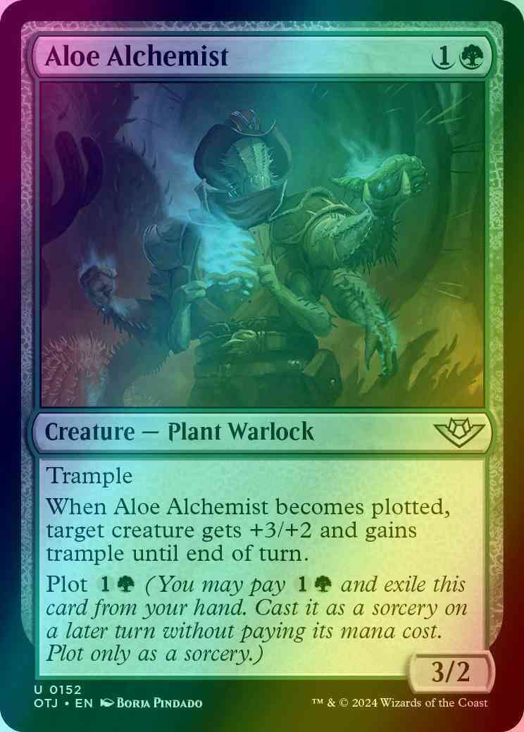 Aloe Alchemist [152] [Outlaws of Thunder Junction] [Foil]