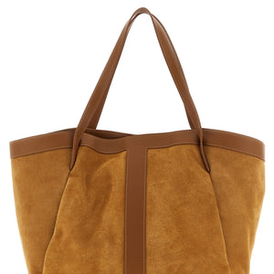 Twin Set Suede Shopping Bag