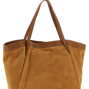 Twin Set Suede Shopping Bag